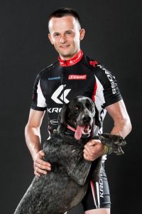 Igor Tracz z psem